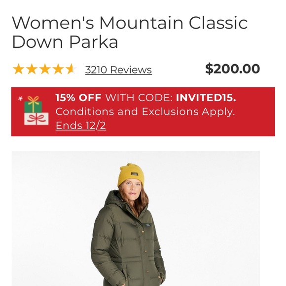 LL Bean mountain classic down parka - Picture 2 of 9